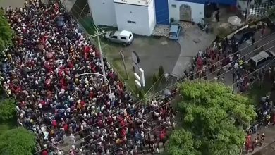 Foto de Miles migrantes, mayoría cubanos, protestan frontera sur de México |  ACN