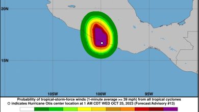 Foto de MEXICO: Huracán Otis entrará en categoría 5 por estado Guerrero |  ACN