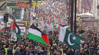 Foto de Cien mil marchan en Londres para exigir cese bombardeos de Israel a Gaza |  ACN