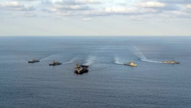 Foto de Seúl, Japón y EU hacen ejercicios navales con portaaviones nuclear |  ACN