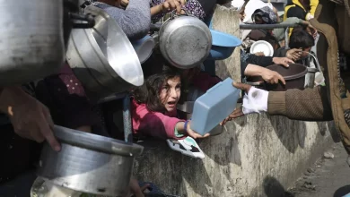 Foto de Guterres recuerda que "todo el mundo pasa hambre en Gaza"