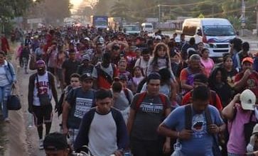 Foto de La primera caravana del año sale del sur de México