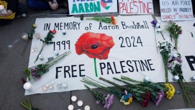 Foto de Aaron Bushnell, el militar estadounidense que se inmoló frente a la embajada de Israel en Washington