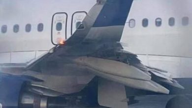 Foto de Dos aviones de JetBlue chocan en el Aeropuerto Internacional Logan de Boston