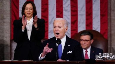 Foto de Claves del discurso de estado de Biden donde atacó a Trump