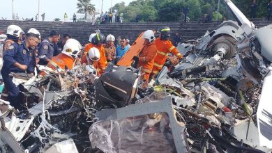 Foto de Diez fallecidos por el choque de dos helicópteros