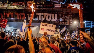 Foto de ISRAEL: Miles de manifestantes protestan en contra Netanyahu |  ACN