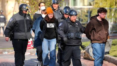 Foto de La Policía desaloja a manifestantes propalestinos en Boston