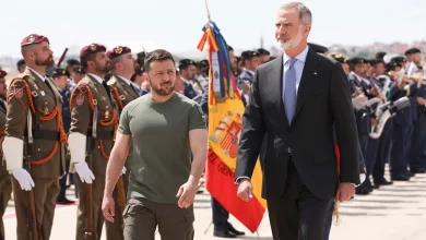 Foto de Felipe VI garantiza el apoyo de España a Ucrania