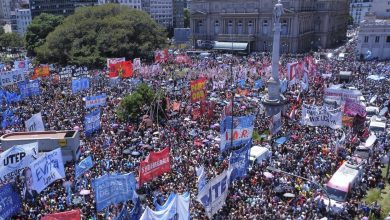 Foto de CGT en Argentina va a huelga total