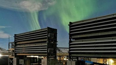 Foto de Planta en Islandia que captura CO2 y lo transforma en roca