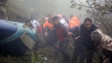 Foto de Accidente de helicóptero donde murió el presidente de Irán