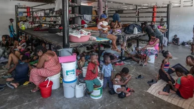 Foto de La vida en un centro de refugiados en Haití,