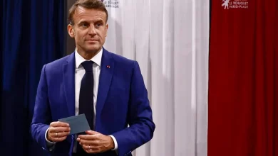Foto de El RN gana destacado y Macron y otros líderes llaman a la unidad contra la ultraderecha