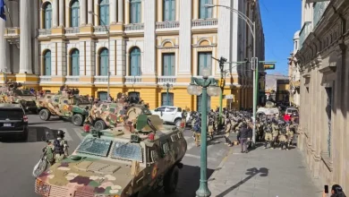 Foto de Presidente de Bolivia denuncia “movilizaciones irregulares” de militares en La Paz