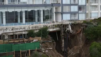 Foto de Edificios de lujo en peligro de colapso en la costa de Chile