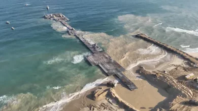 Foto de Fiasco muelle humanitario de EEUU en Gaza para llevar ayuda