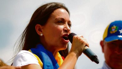 Foto de Corina Machado denuncia un atentado contra ella y su equipo