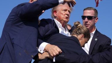 Foto de Trump sobrevive a un intento de magnicidio