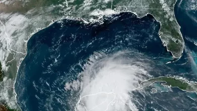 Foto de El huracán Beryl se debilita sobre México