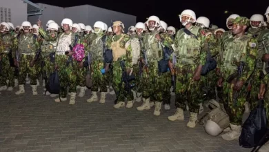 Foto de 200 policías de Kenia parten a Haití