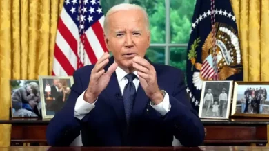 Foto de Biden reconoce que se equivocó al decir que “había que poner a Trump en la diana”