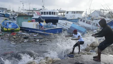 Foto de 4 muertos en el Caribe por el paso del huracán Beryl