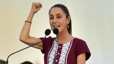 Foto de Sheinbaum ve intervencionista posición de la OEA