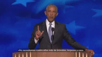 Foto de Obama pide a EE.UU. abrir un “nuevo capítulo” para llevar a Harris a la Casa Blanca