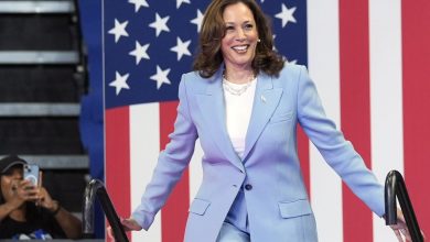 Foto de Kamala Harris elige a Tim Walz, gobernador de Minnesota