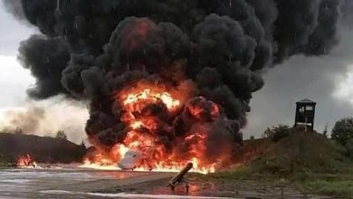 Foto de Ucrania destruye un buque con tanques de combustible en Rusia |  ACN