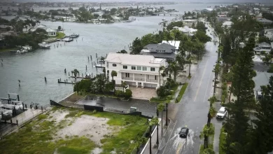 Foto de El huracán Debby toca tierra en Florida