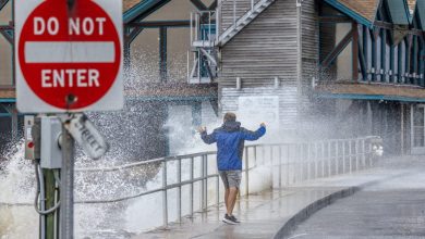 Foto de Helene sube a categoría 4 y produce inundaciones en Florida y apagones en sureste de EEUU