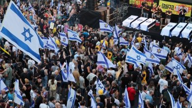 Foto de Cientos de israelíes protestan por tercer día consecutivo a favor de un acuerdo de rehenes