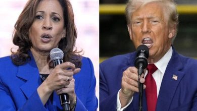 Foto de Trump y Harris con estrategias muy distintas para el debate