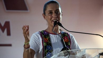 Foto de Sheinbaum no invitó al rey por no responder a la carta de López Obrador