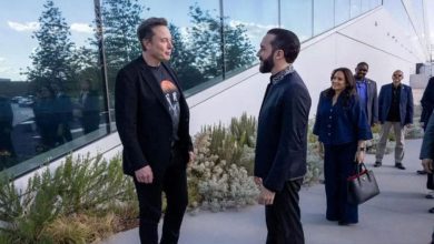 Foto de Bukele y Elon Musk comparten halagos tras encuentro en EEUU