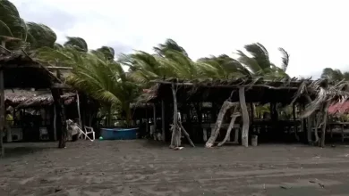 Foto de La tormenta tropical Ileana toca tierra en Ahome, en el estado mexicano de Sinaloa