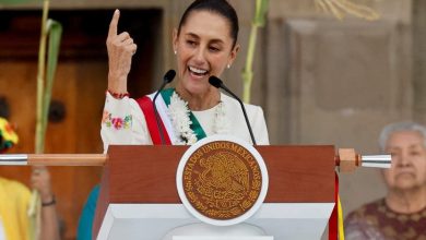 Foto de Sheinbaum trabajará con quien gane