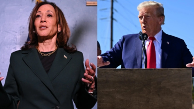 Foto de Encuestas EU: Kamala Harris y D. Trump están codo con codo |  ACN