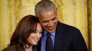 Foto de la especial relación entre Obama y Kamala