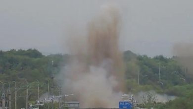 Foto de Corea del Norte destruye las carreteras conectan Corea del Sur |  ACN