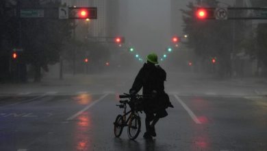 Foto de Huracán Milton toca tierra en Florida como tormenta de categoría 3