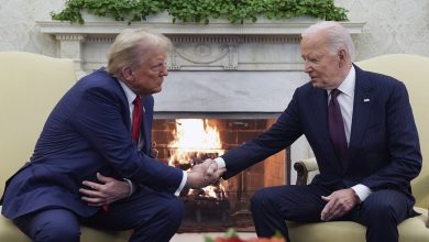 Foto de Trump destaca que “la política es dura” y agradece a Biden una transición pacífica