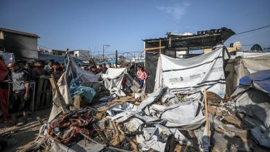 Foto de Hamás acusa a Israel de bombardear 9 veces el recinto de un hospital en el centro de Gaza