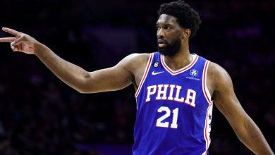 Foto de Joel Embiid perderá 2 partidos por lesión en rodilla