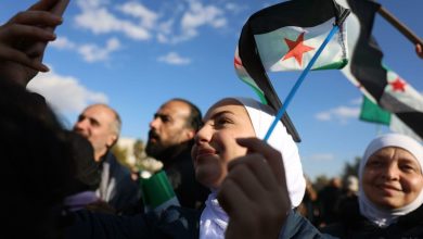 Foto de Miles de personas celebran la caída del Gobierno de Al Asad