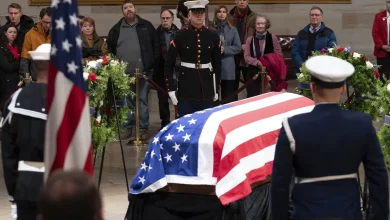 Foto de Jimmy Carter yace en capilla ardiente en el Capitolio