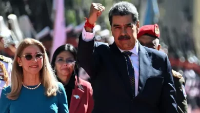 Foto de Maduro jura como presidente de Venezuela