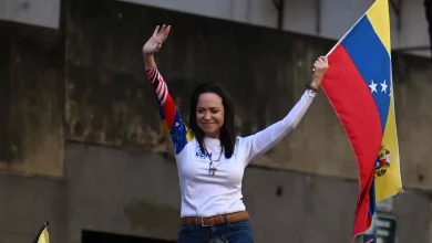 Foto de Machado fue interceptada “violentamente” tras la protesta en Caracas, denuncia su partido